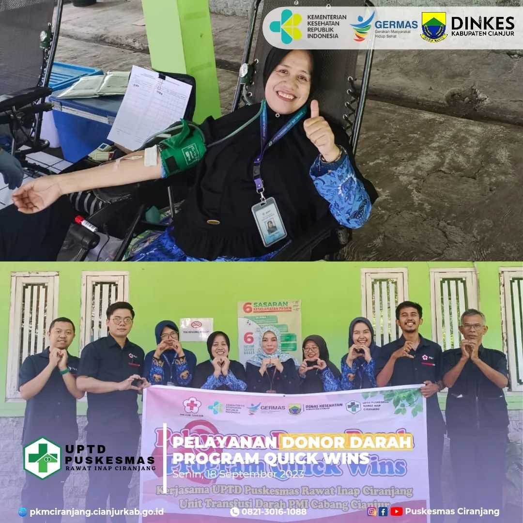 Pelayanan Donor Darah Program Quick Win